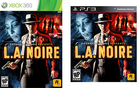 L.A. Noire cover art for Xbox 360 and PS3