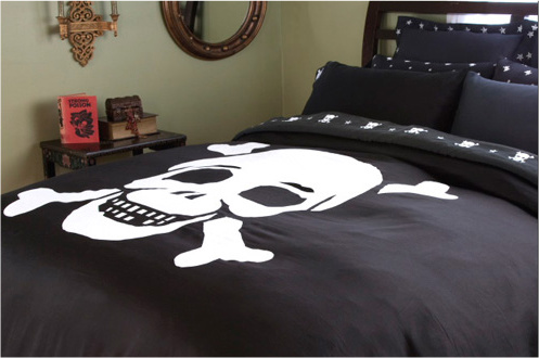 Skull Duvet Cover by Sin In Linen | Yell! Magazine