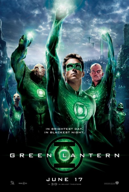 Green Lantern (2011) film poster large