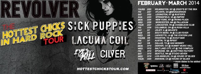 lacuna coil tour poster