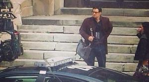 batman v superman - clark kent outside gotham city jail