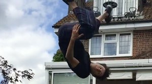 Tom Holland acrobatics for spider-man